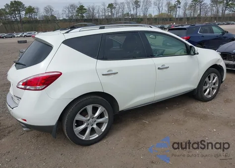 2012 Nissan Murano Le z USA, uszkodzony, nr VIN JN8AZ1MW9CW221035